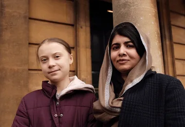 Greta Thunberg Just Met “Role Model” Malala Yousafzai  For The First Time