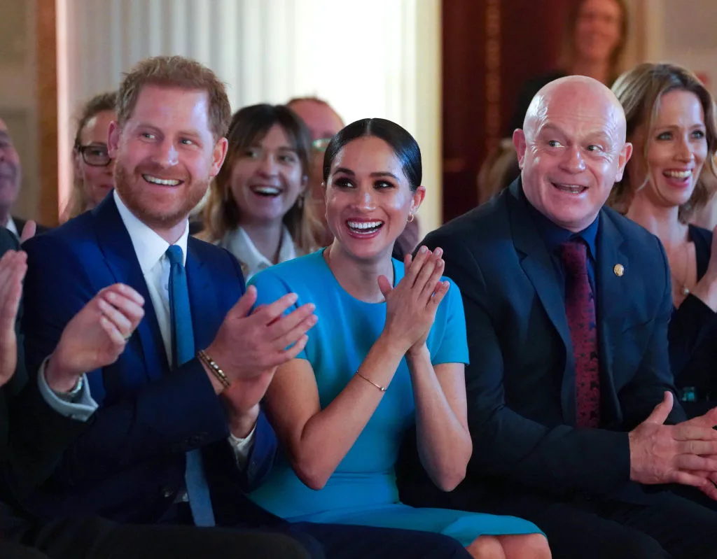 The royal couple cheered when the surprise engagement took place