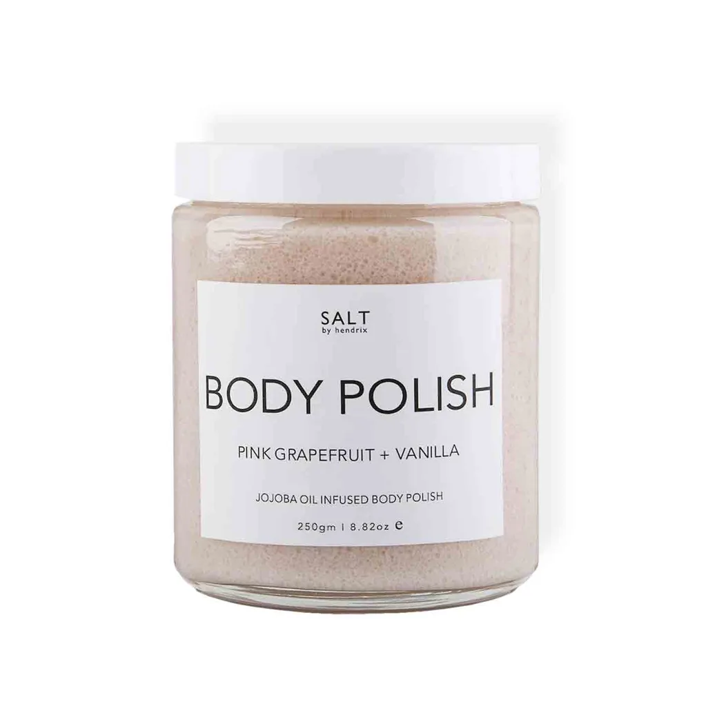 Salt By Hendrix Grapefruit + Vanilla Body Polish, $39.95, available at adorebeauty.com.au