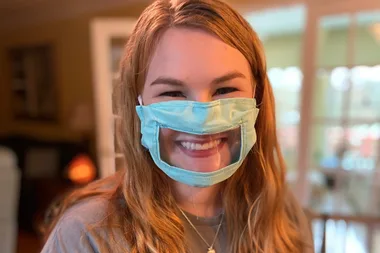 A Student Is Making Lip-Readable Face Masks For The Deaf