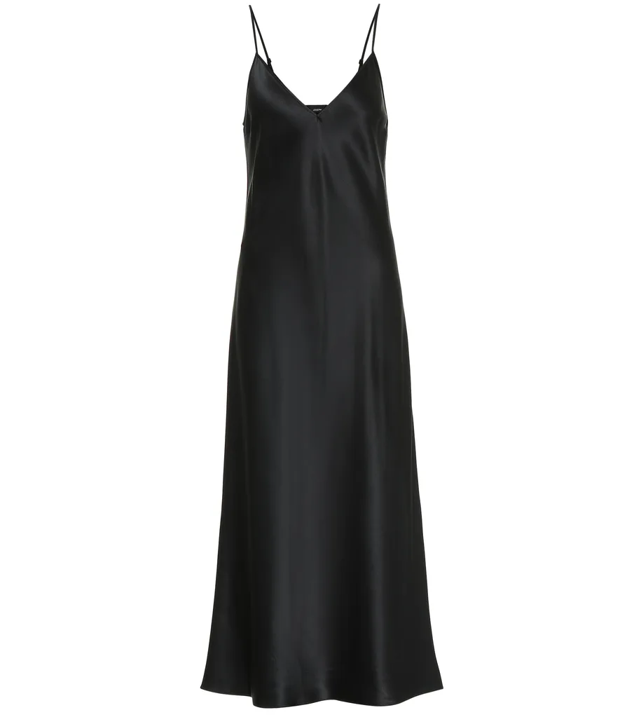 Joseph 'Clea' Silk-Satin Slip Dress, $475