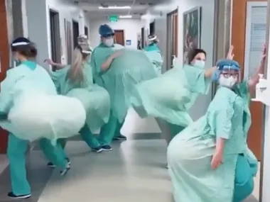 Medical Staff Dance To ‘Big Booty’ In Between Shifts