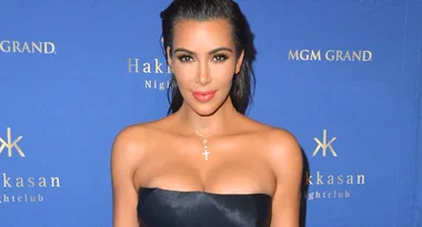 Kim Kardashian West Looked Chic In This Slick Black Dress