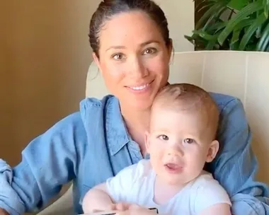 Meghan Markle Shares Video Of Her Reading To Archie In Honour Of His First Birthday