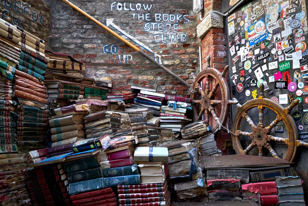 Libreria Acqua Alta, Venice, Italy