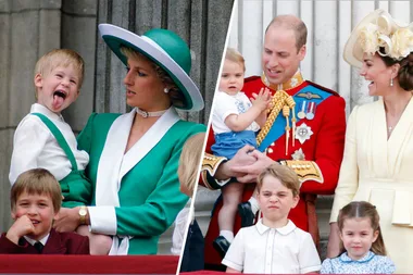 The Royal Family At Trooping the Colour Through The Years