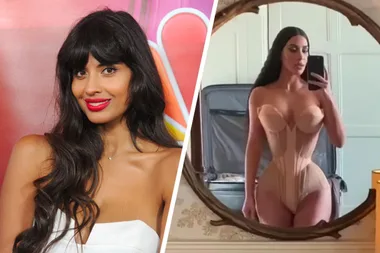 Jameela Jamil Calls Out Kim Kardashian’s “Damaging And Disappointing” Corset Post