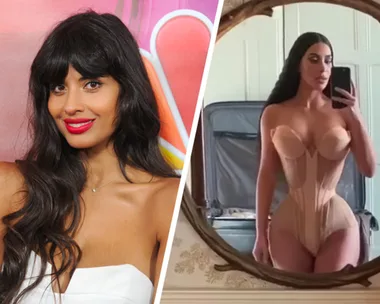 Jameela Jamil Calls Out Kim Kardashian’s “Damaging And Disappointing” Corset Post