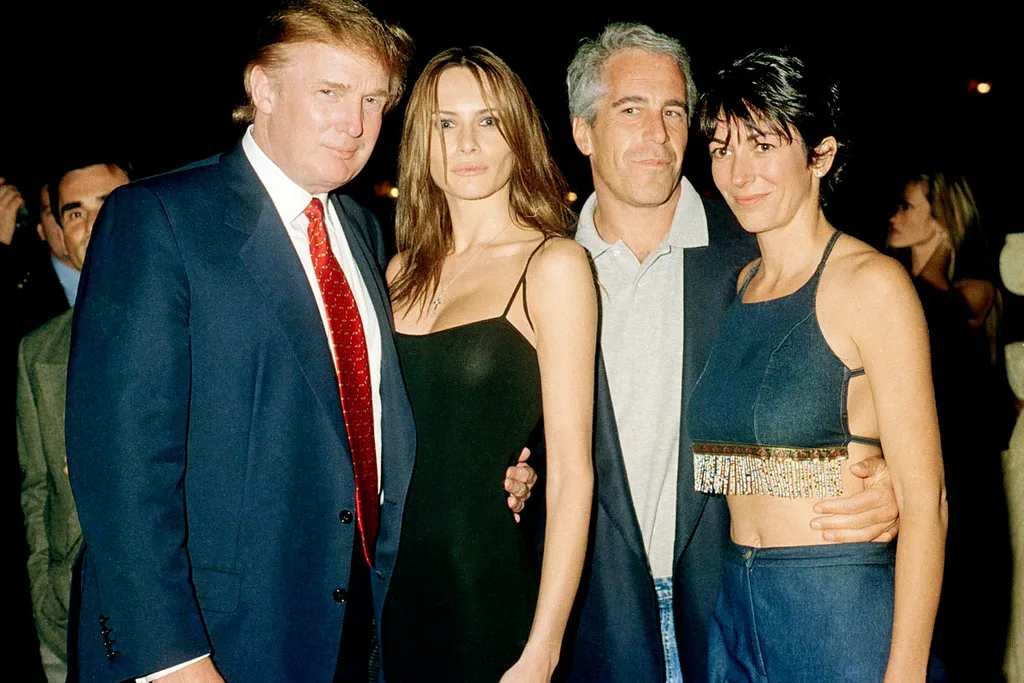 Donald Trump and Jeffrey Epstein