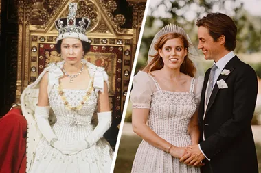 Princess Beatrice Borrowed Her Wedding Dress And Tiara From Queen Elizabeth II