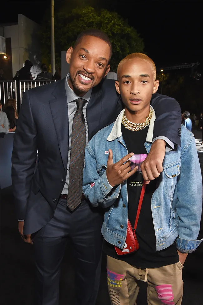 Will Smith and son Jaden Smith.