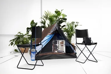 Camping Just Got A Luxury Makeover With Louis Vuitton’s Monogrammed Tent