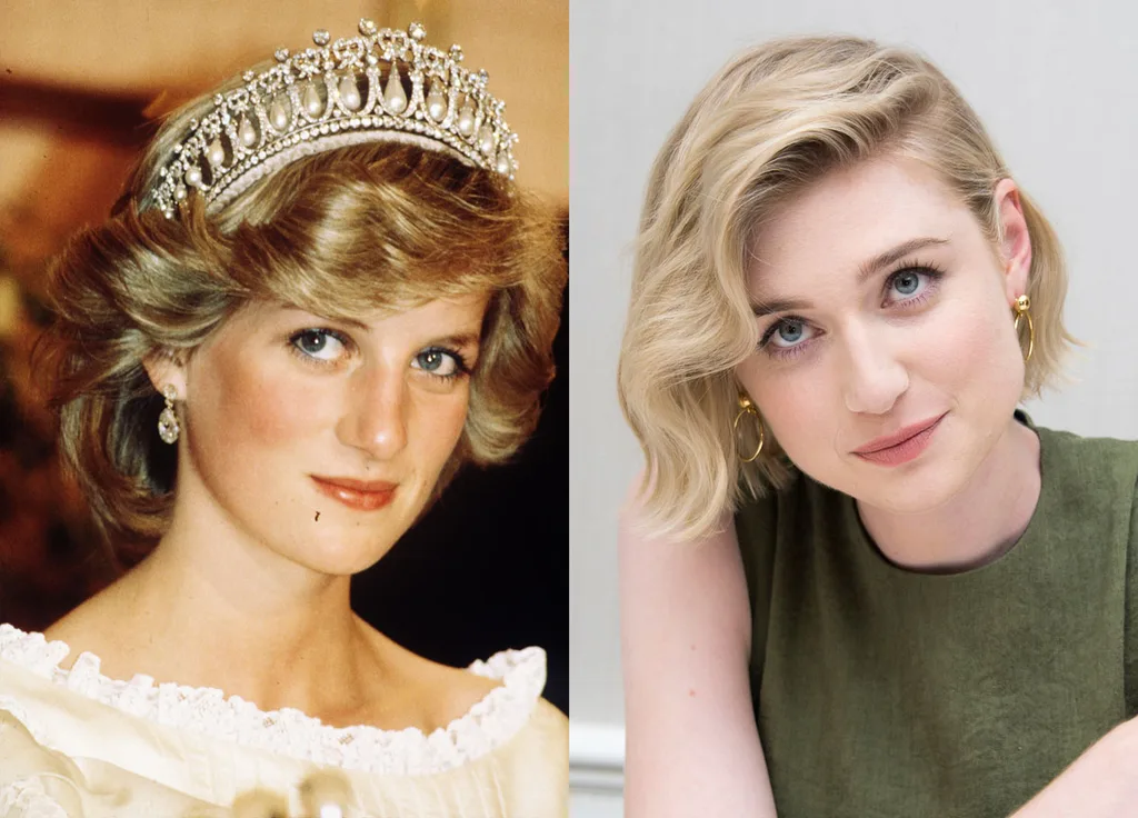 Princess Diana and Elizabeth Debicki.