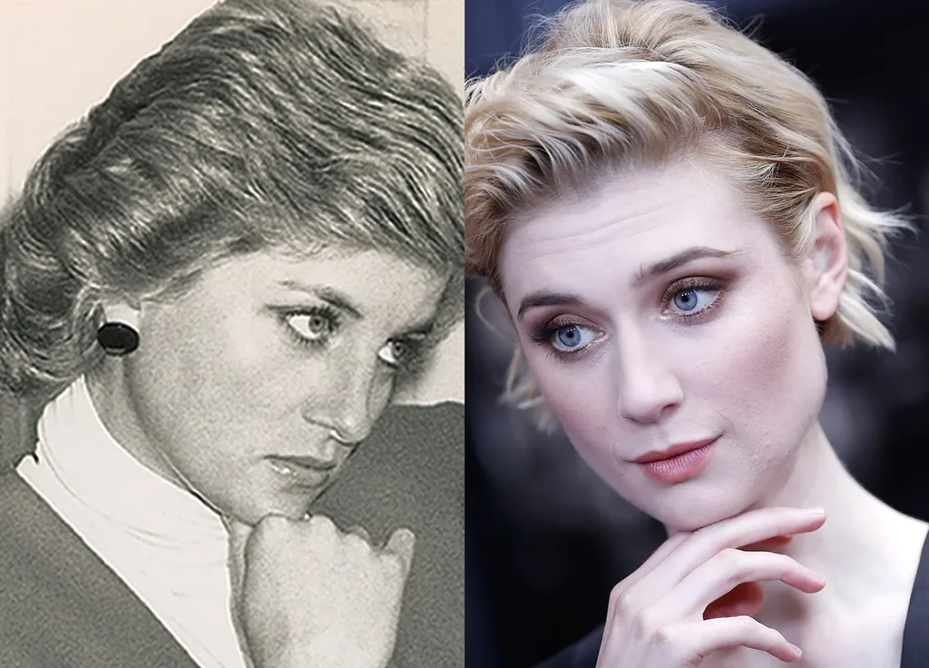 Princess Diana and Elizabeth Debicki.