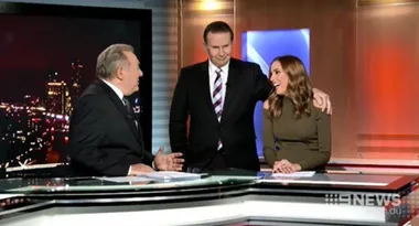 Bec Judd Heads Off On Maternity Leave With Awkward On-Air Kiss