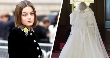 Emma Corrin Says ‘The Crown’ Set Went “Completely Silent” When She Wore Princess Diana’s Wedding Dress