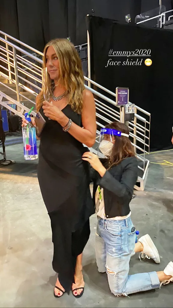 Jennifer Aniston at the 2020 Emmy Awards