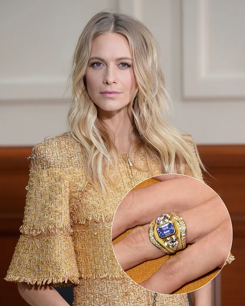 Poppy Delevingne engagement ring.