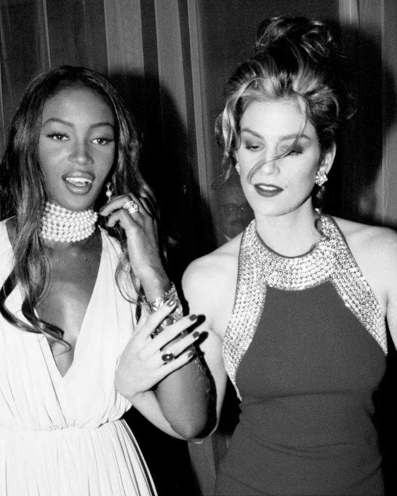 Naomi Campbell and Cindy Crawford