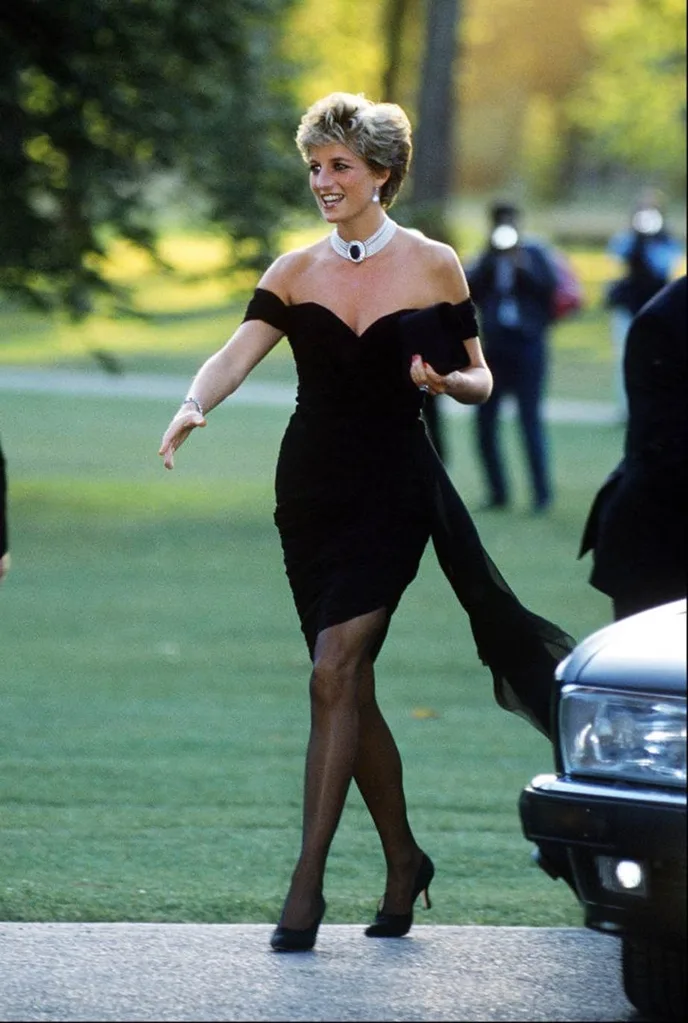 Princess Diana's black Christina Stambolian 'revenge dress'