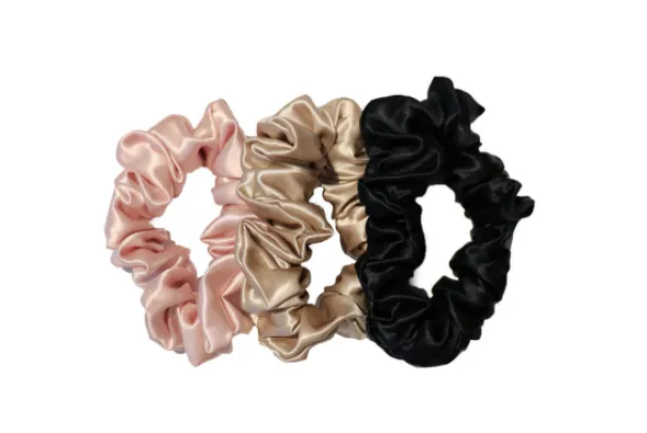 silk scrunchies