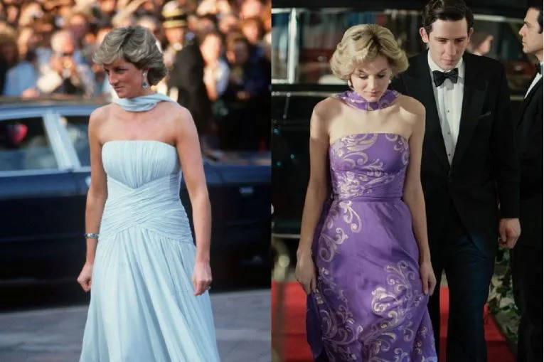 the crown princess diana outfits