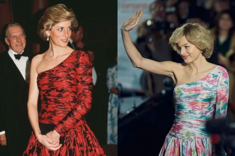 the crown princess diana outfits