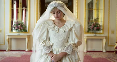 ‘The Crown’ Releases Behind-The-Scenes Featurette Of Emma Corrin’s Fitting For Diana’s Wedding Dress