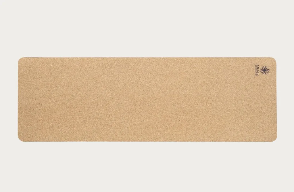 sustainable cork yoga mat