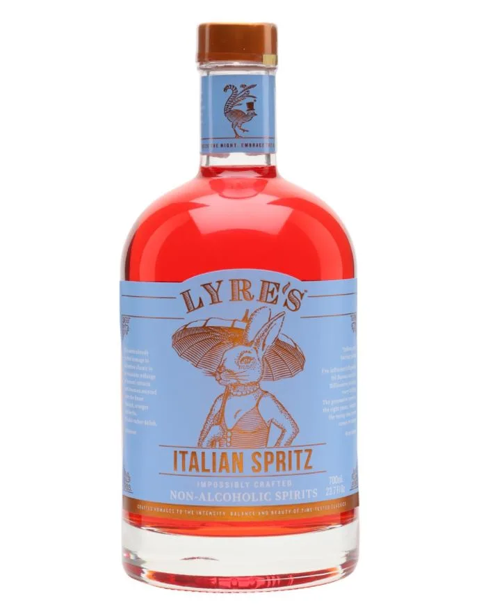 Lyres non alcoholic aperol sprtiz