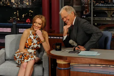 A Resurfaced Lindsay Lohan Interview On David Letterman Has Sparked Backlash Online