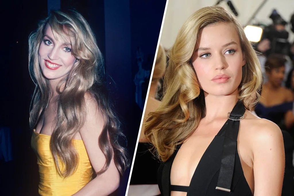 Celebrity mothers and daughters at the same age