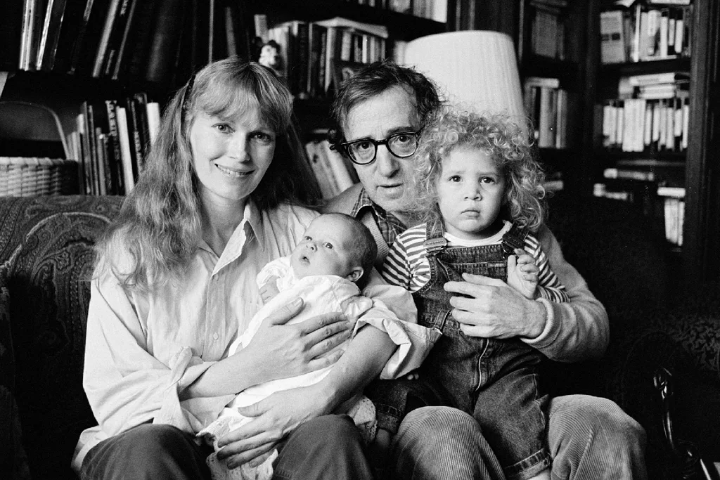 Mia Farrow and Woody Allen