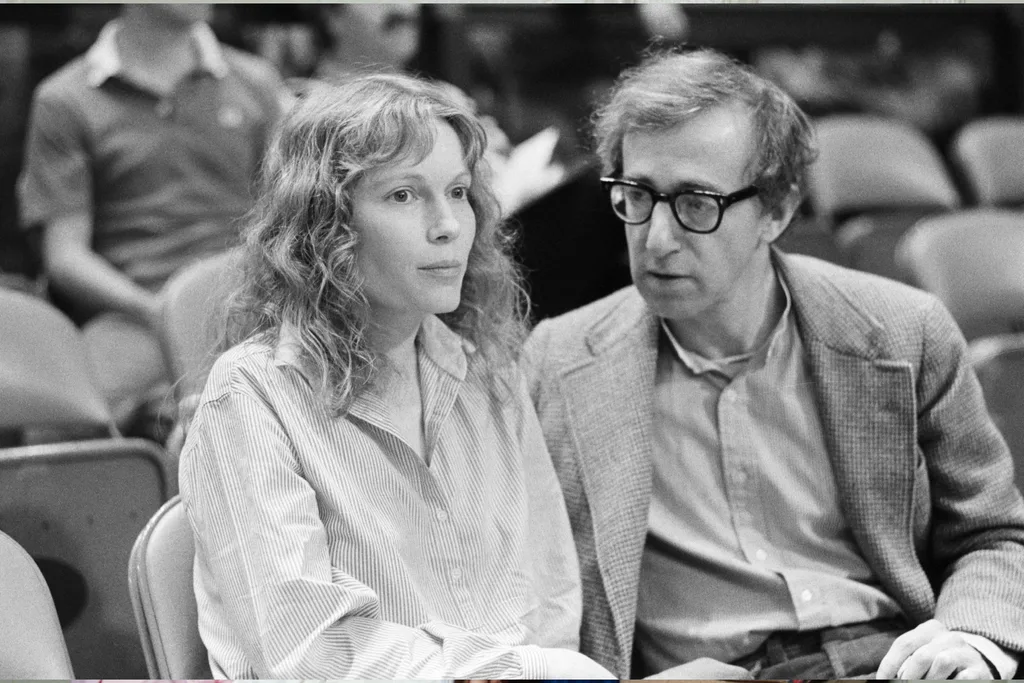 Mia Farrow and Woody Allen