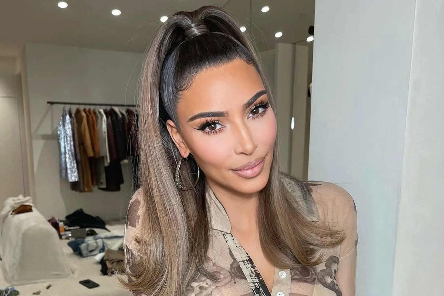 Behold The Kardashian Dragon, Dressed Head-To-Toe In Custom SKIMS