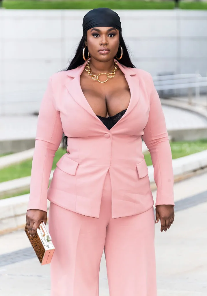 Plus size model Precious Lee.