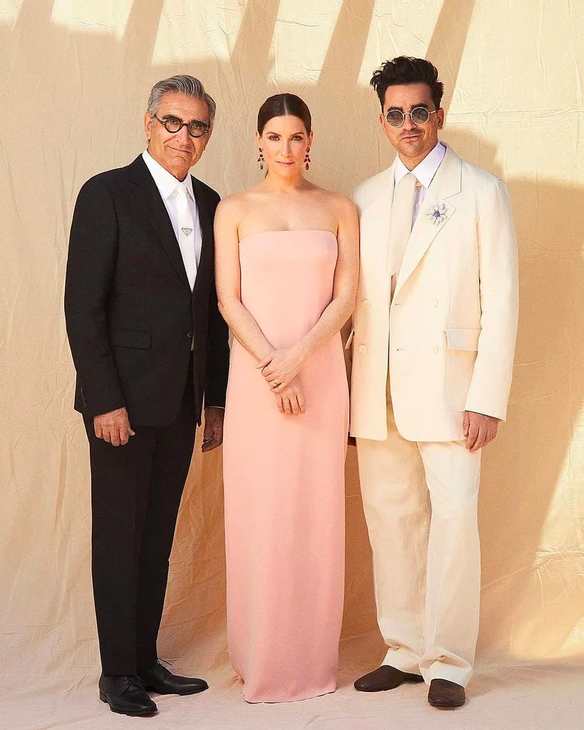 Eugene, Sarah and Dan Levy