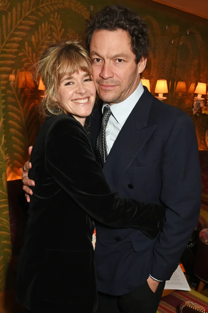 Dominic West and Catherine FitzGerald