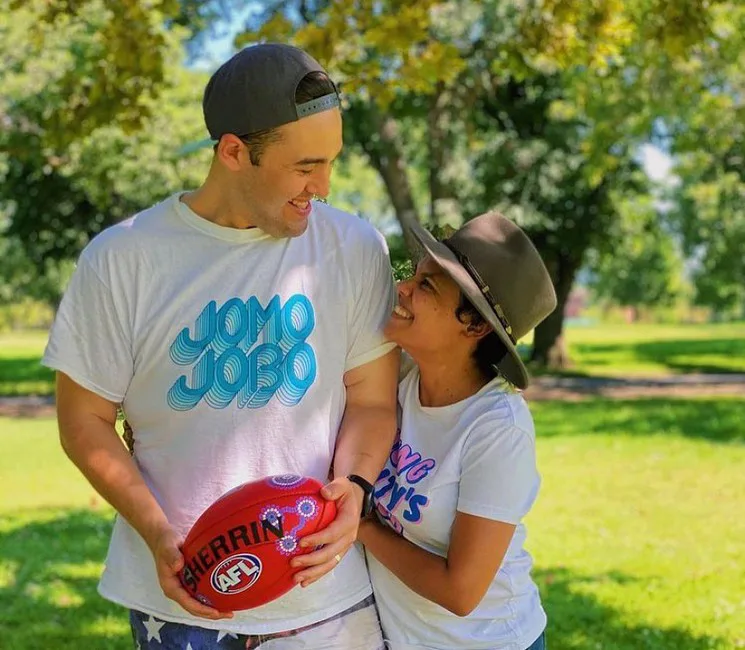 Miranda Tapsell and James Colley