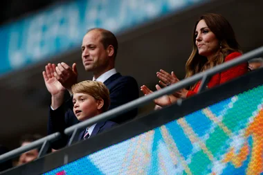 Prince George Is Going Viral For Being Prince William’s Adorable Mini-Me At The Soccer