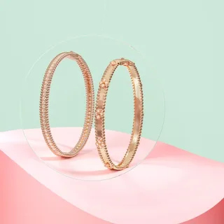Perl&eacute;e sweet clovers bracelet rose gold