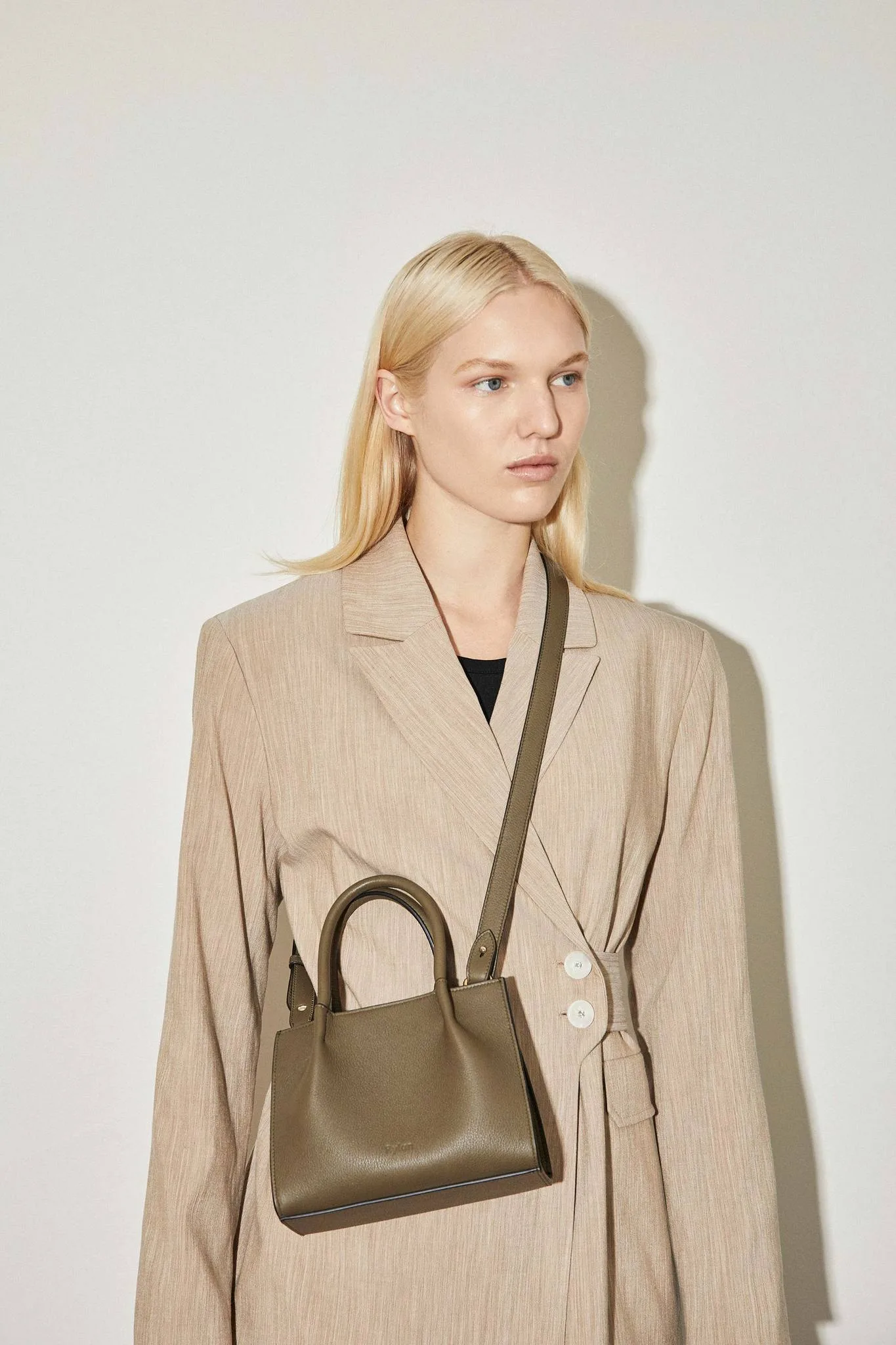 An Australian designer bag by Rylan offers timeless style.