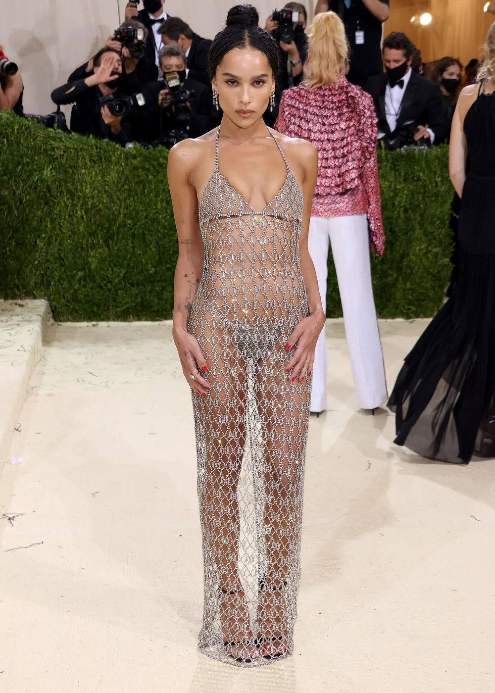 zoe kravitz met gala
