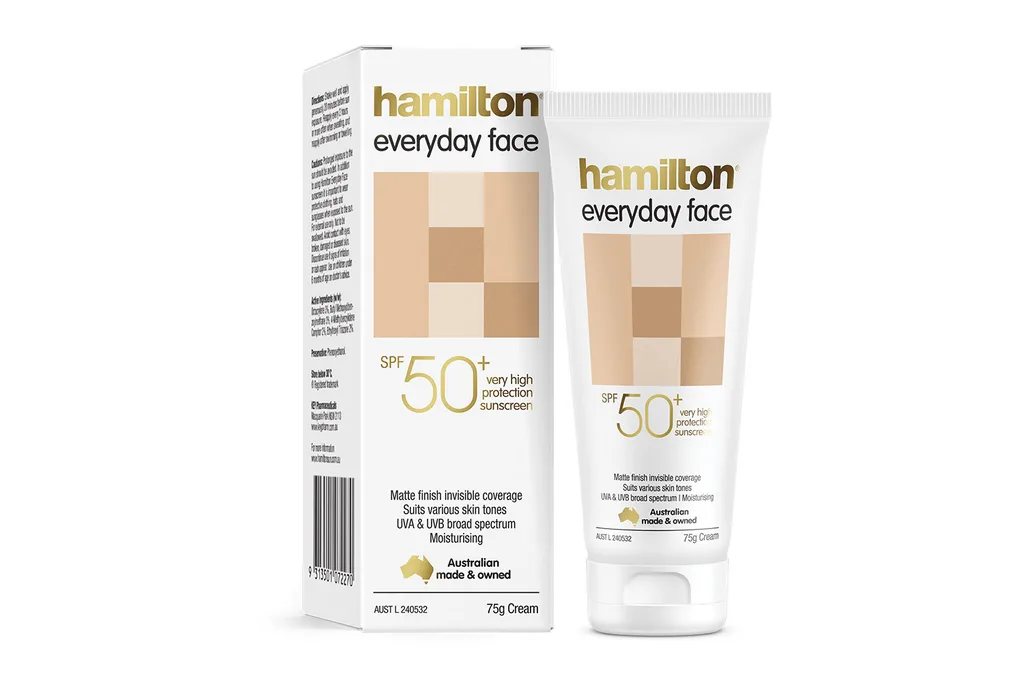 Hamilton Everyday Face Sunscreen SPF50+