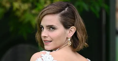 Emma Watson Wore A Stunning Gown Made From An Upcycled Wedding Dresses In A Rare Public Appearance