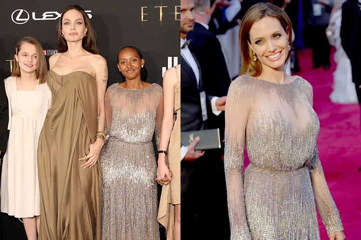 Zahara Jolie-Pitt and Angelina Jolie