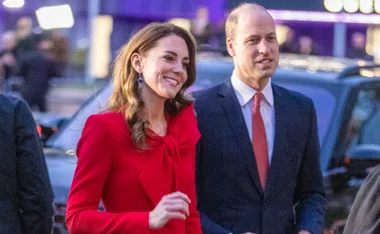 Kate Middleton Pops In Festive Red As She Joins Her Family (On Both Sides) For Christmas Carol Service