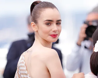 Turns Out, Lily Collins Snatched Flowers From Princess Diana And Threw Toys At Prince Charles As A Child