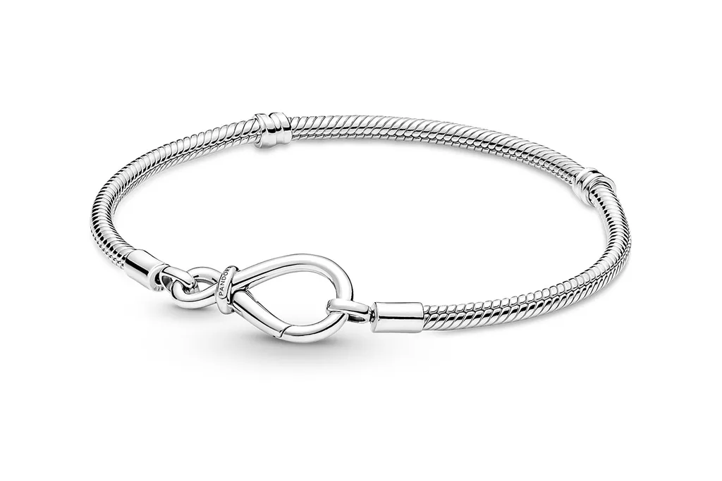 Pandora Moments Infinity Knot Snake Chain Bracelet