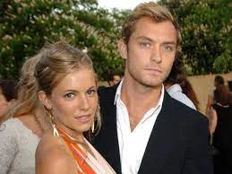 Sienna Miller and Jude Law